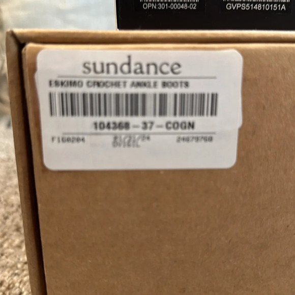 mou Eskimo Crochet ankle boots, NIB,  Size 37,  Cognac, Style MU.FE111046A - Picture 11 of 11